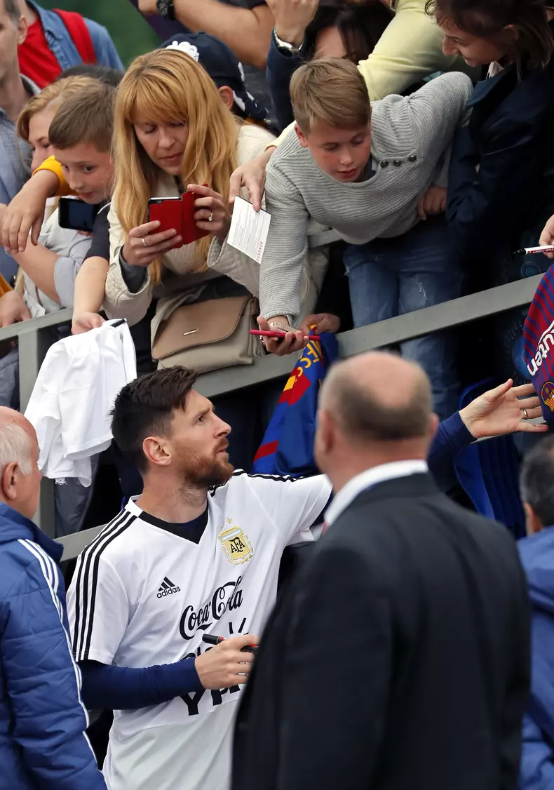 Argentina training session