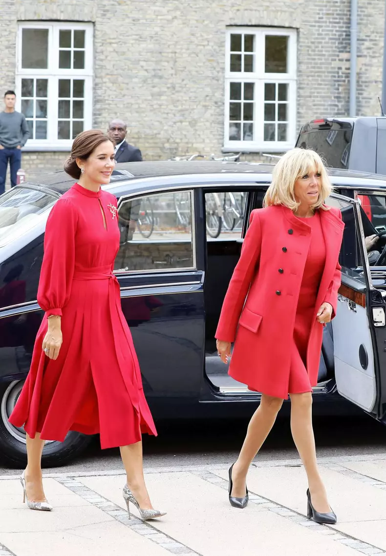 Prințesa Mary a Danemarcei și Brigitte Macron
