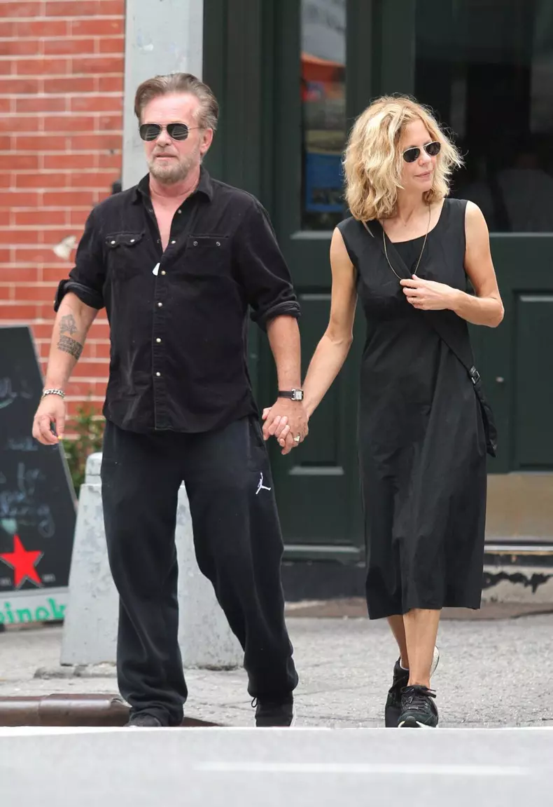Meg Ryan and John Mellencamp take a romantic stroll in NYC