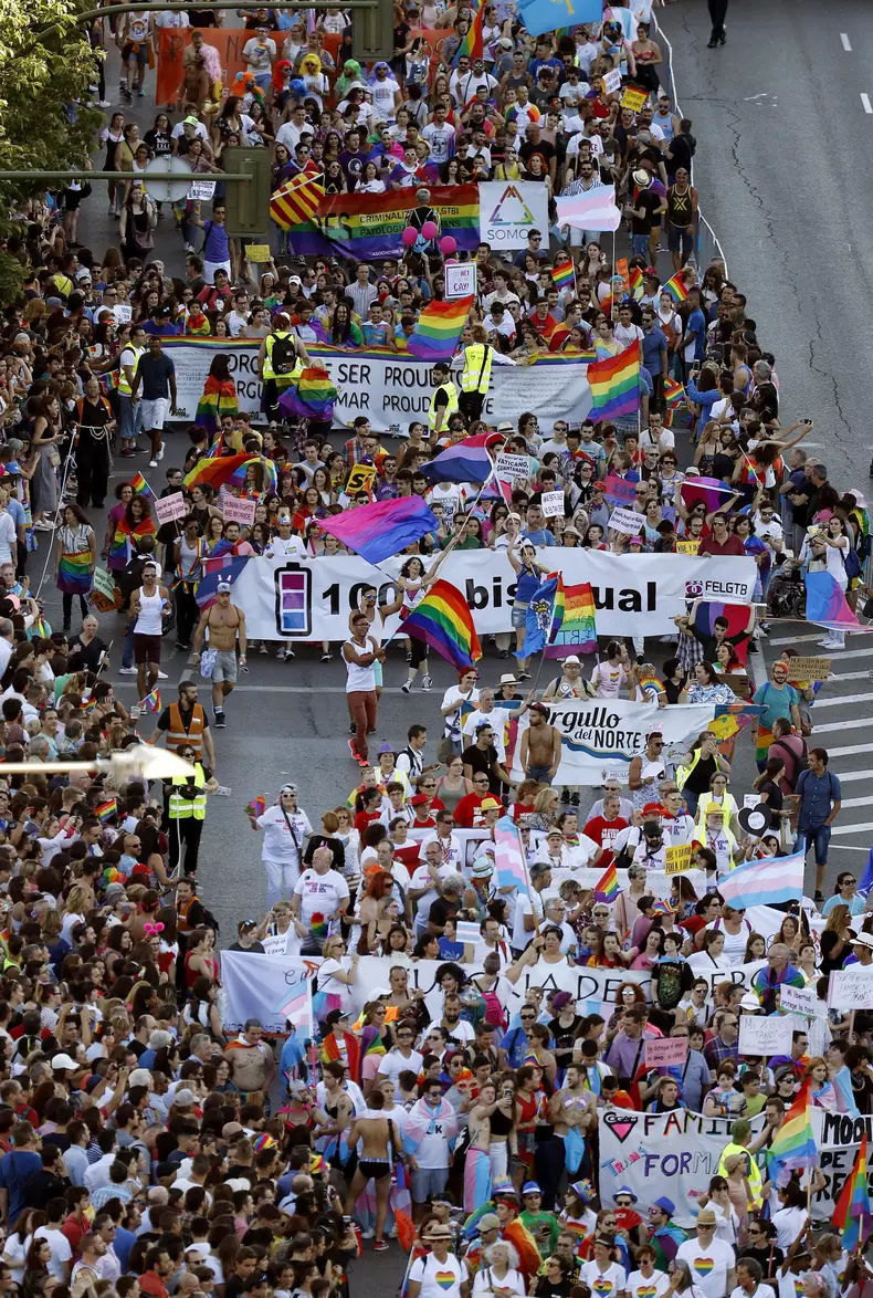 cel mai mare marș gay în Madrid