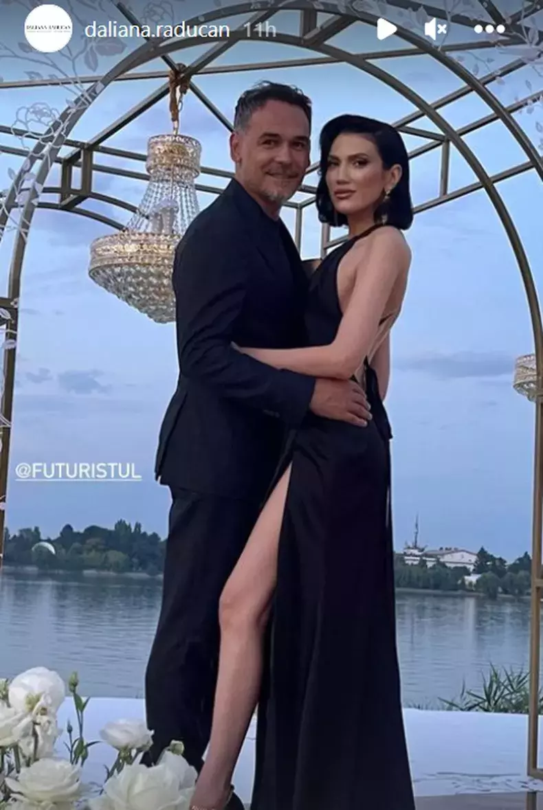 VIDEO Cum au apărut Răzvan Simion și Daliana Răducan la nunta lui Dani Oțil. Iubita prezentatorului a oferit o lecție de eleganță