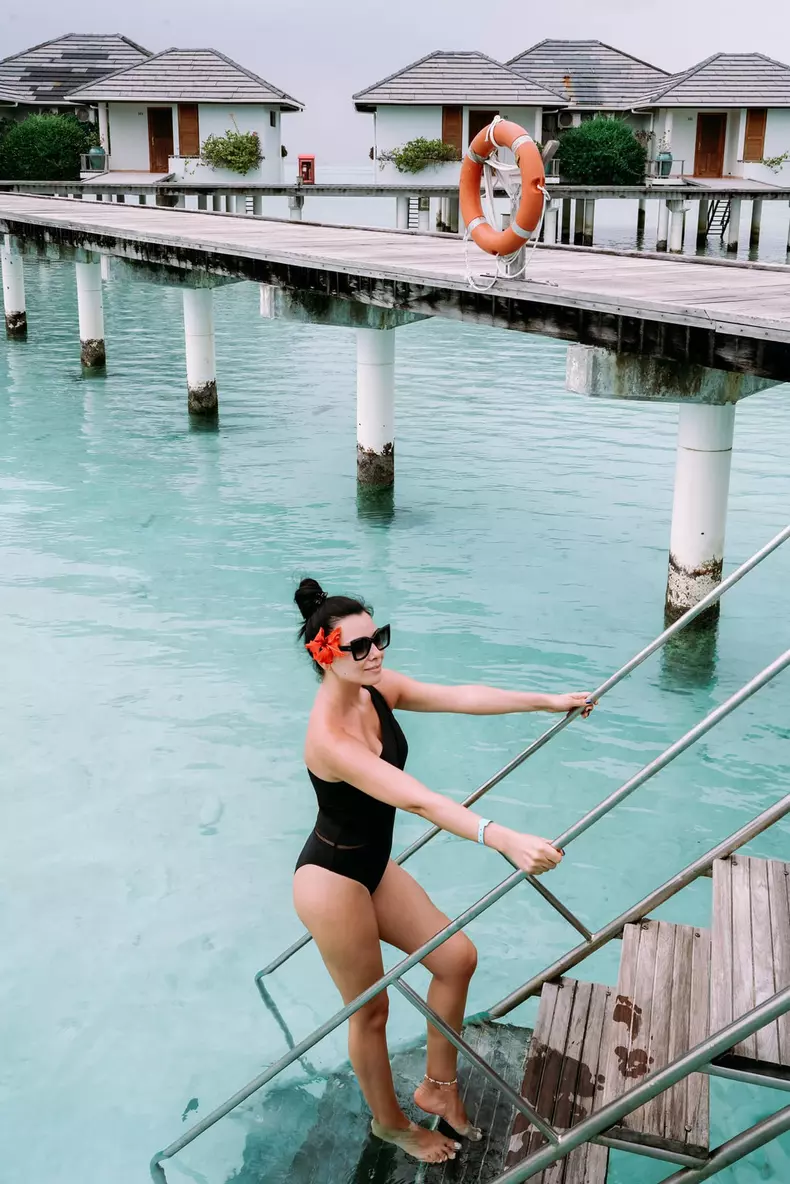 Corina Caragea - vacanță în Maldive (5)