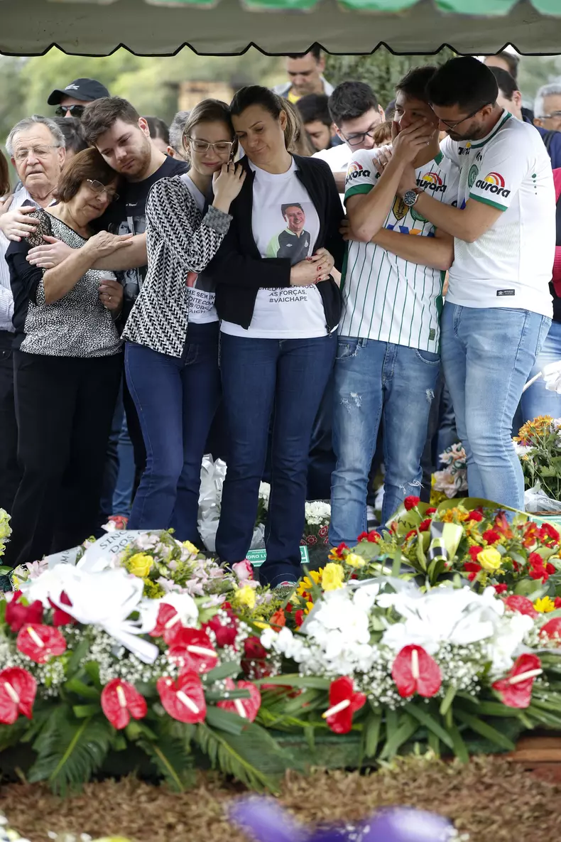Funeral of the Chapecoense's President Sandro Luiz Pallaoro