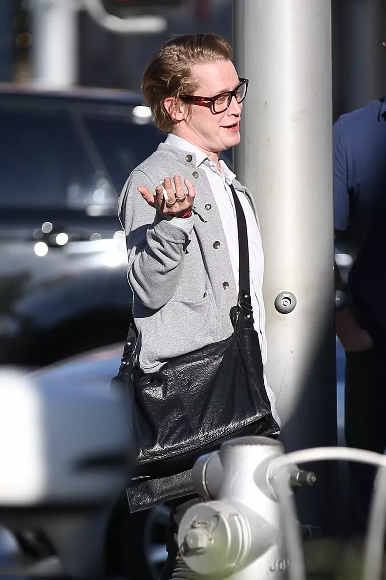 *EXCLUSIVE* Macaulay Culkin enjoys a sunny afternoon in Beverly Hills