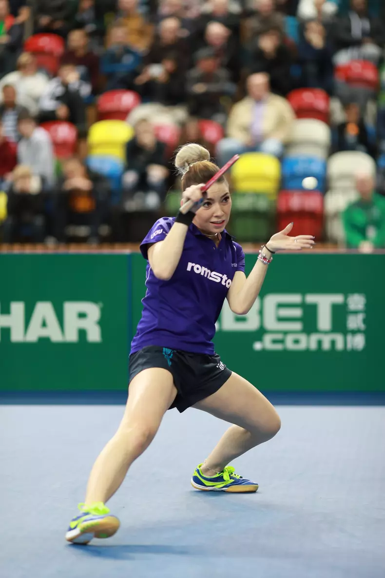 London,England, 21 February 2018. 1/4 Final at the ITTF Team World Cup.