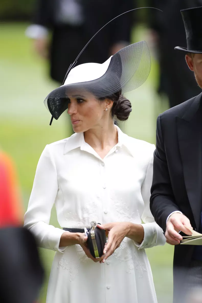 Meghan and Prince Harry at Ascot Races
