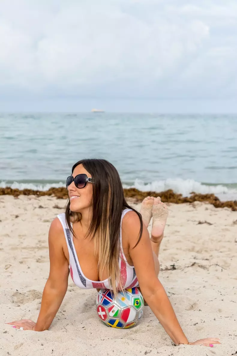 Referee Claudia Romani is now rooting for England in the World Cup