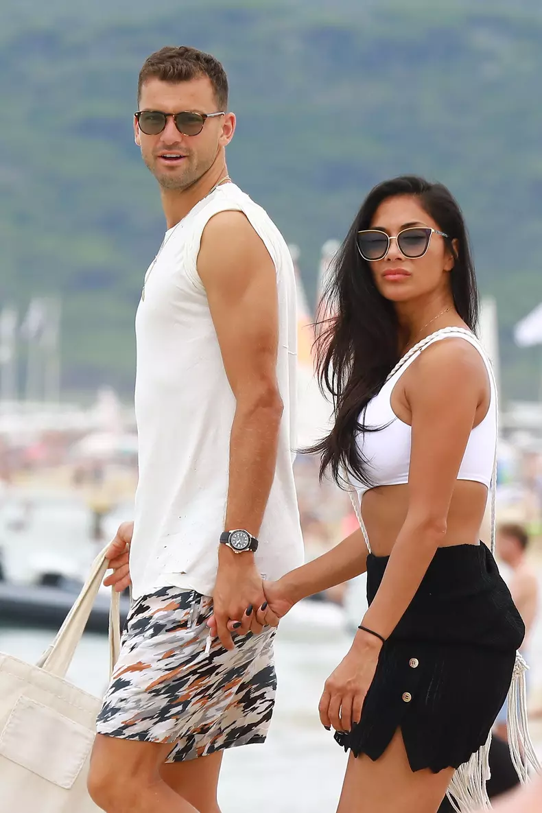 Nicole Scherzinger and companion Grigor Dimitrov