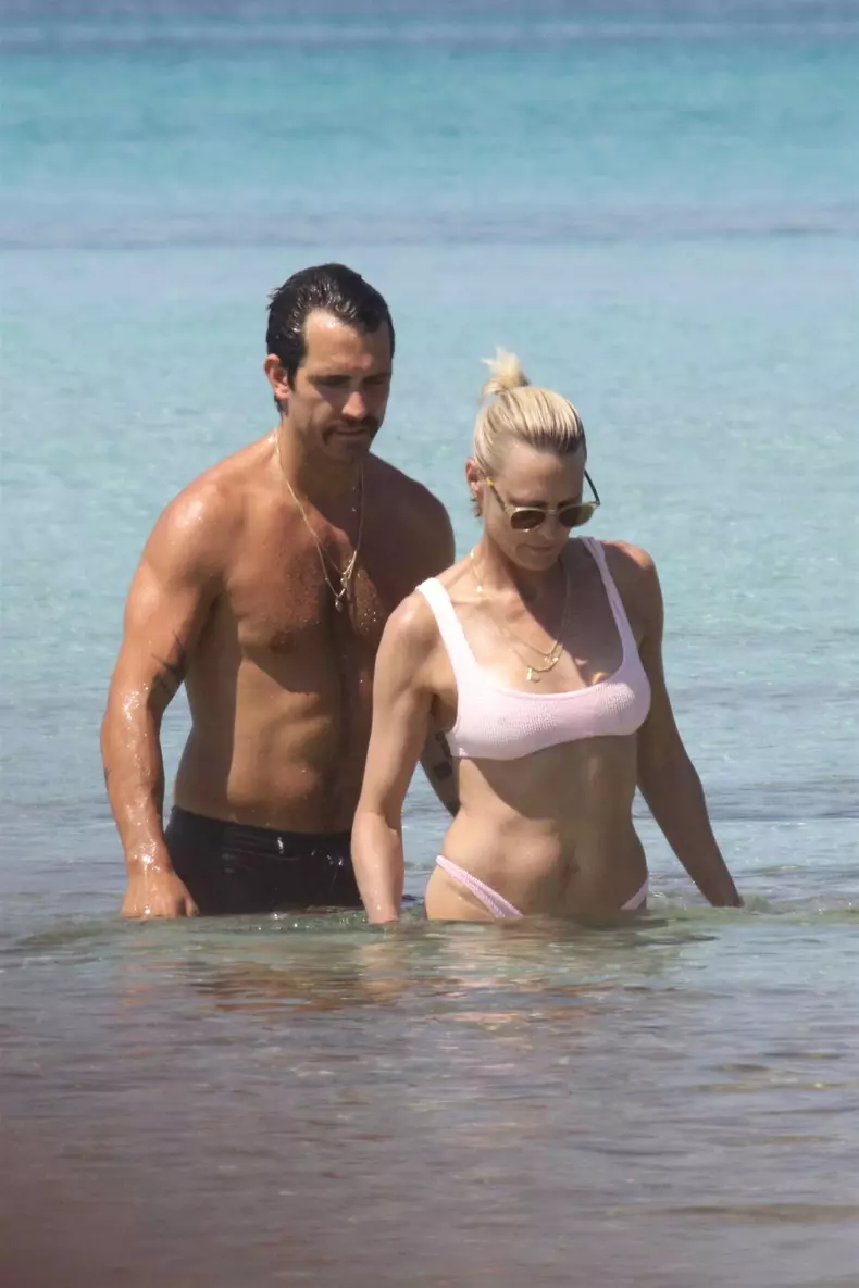 *EXCLUSIVE* Robin Wright and Clement Giraudet show PDA on holiday in Formentera