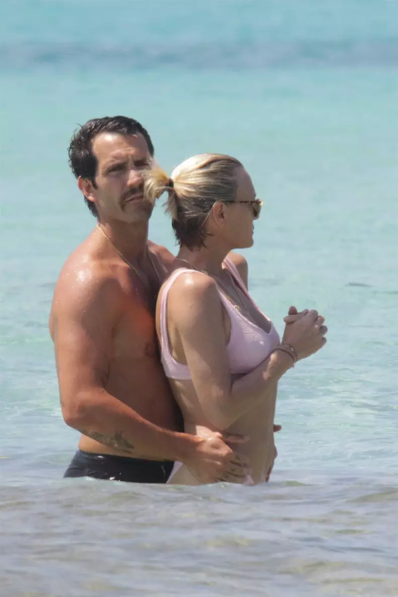 *EXCLUSIVE* Robin Wright and Clement Giraudet show PDA on holiday in Formentera