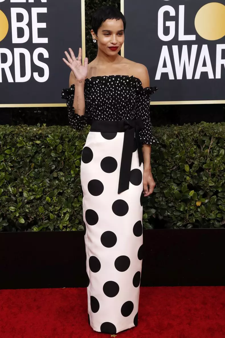 Zoë Kravitz în Saint Laurent