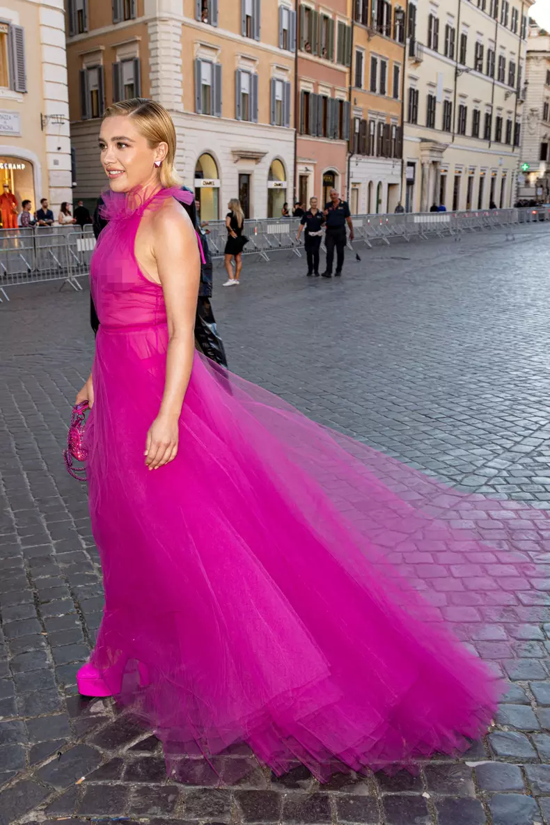 Celebs Arrive At Valentino Show - Rome