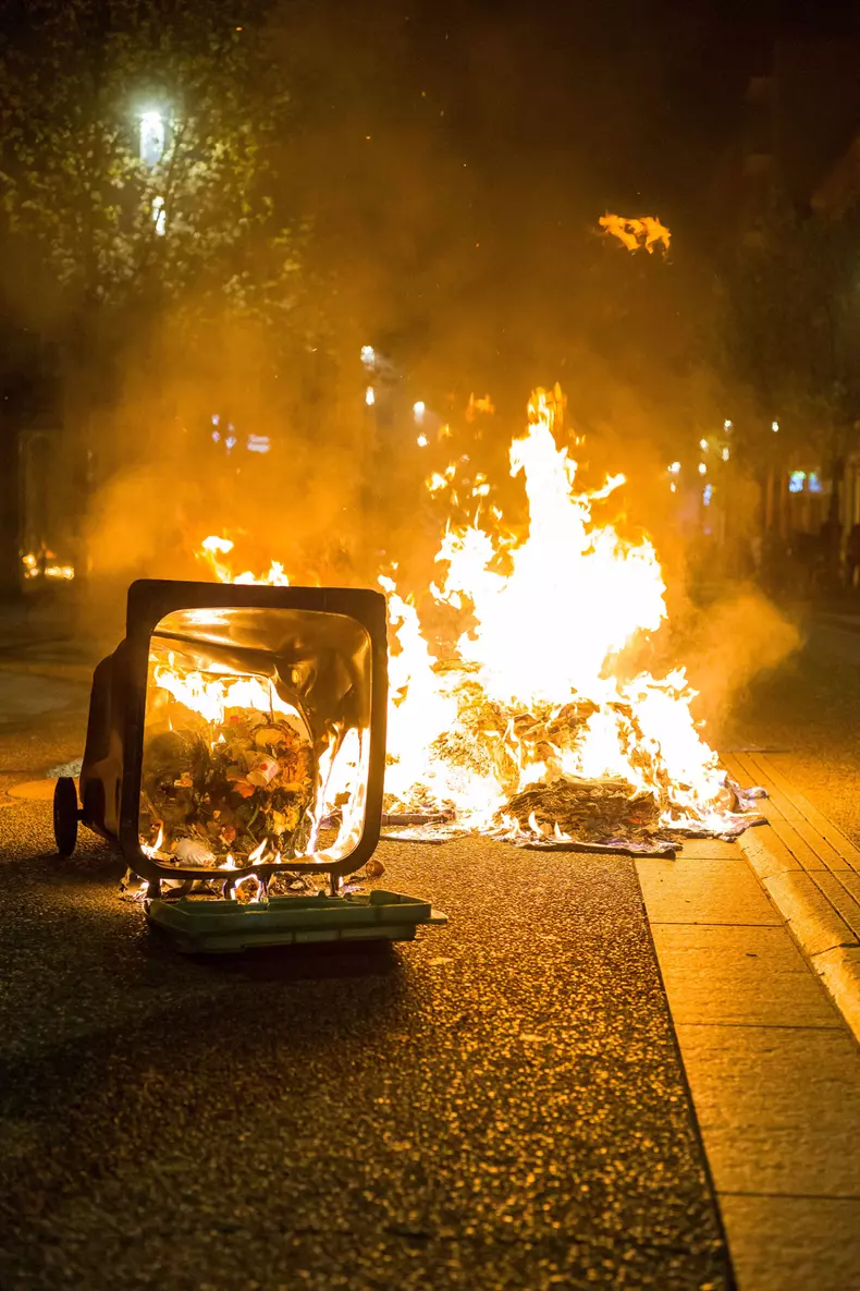 Clashes Erupt During Pension Protest - Toulouse