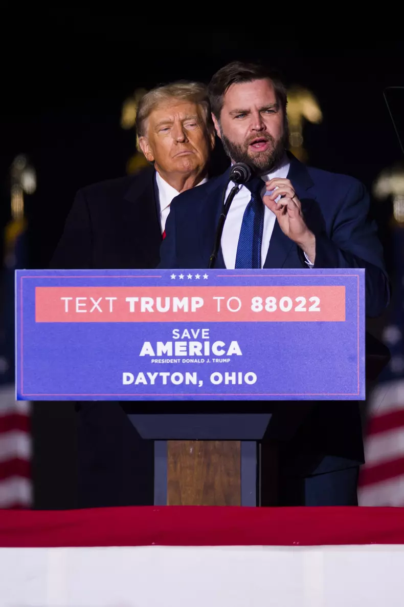 Trump Ohio Rally with Vance and DeWine