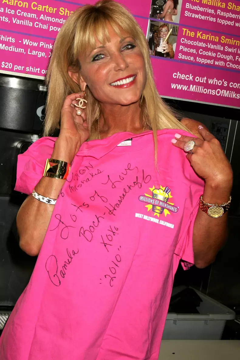 "Pamela Bach-Hasselhoff Milkshake Launch At Millions Of Milkshakes"
