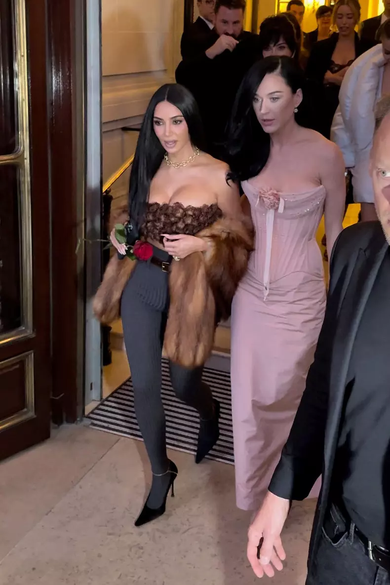 Kim Kardashian, Katy Perry And Lauren S?nchez Head Out For An Evening Together In Paris, France - 15 May 2025
