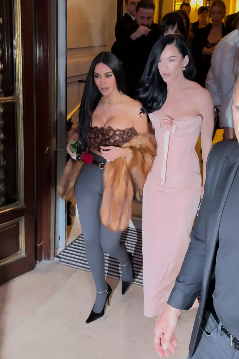 Kim Kardashian, Katy Perry And Lauren S?nchez Head Out For An Evening Together In Paris, France - 15 May 2025