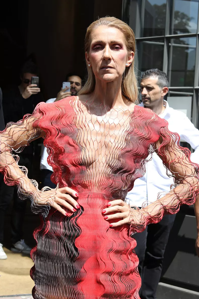 PFW - Celine Dion Returns To The Crillon