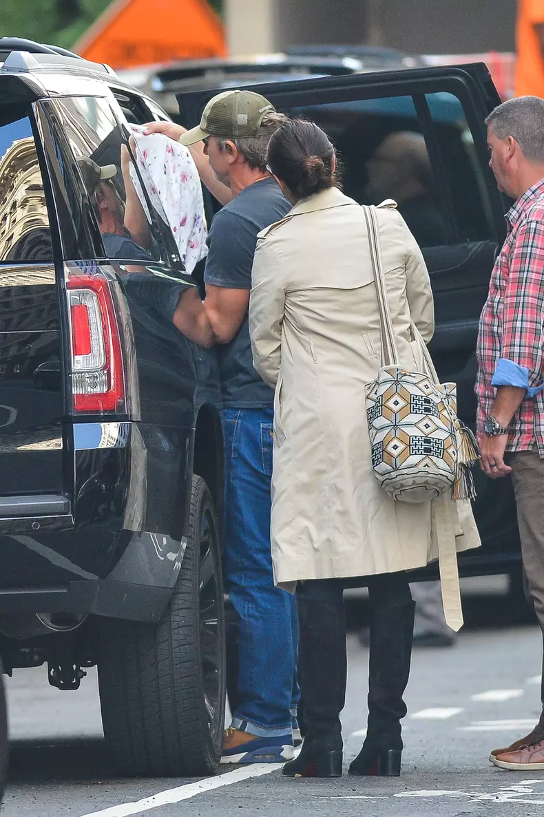 FIRST PICS! Rachel Weisz and Daniel Craig are Spotted in New York City for the First Time Since the Rumoured Birth of their First Child.