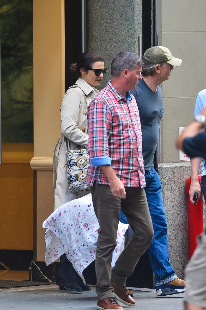 FIRST PICS! Rachel Weisz and Daniel Craig are Spotted in New York City for the First Time Since the Rumoured Birth of their First Child.