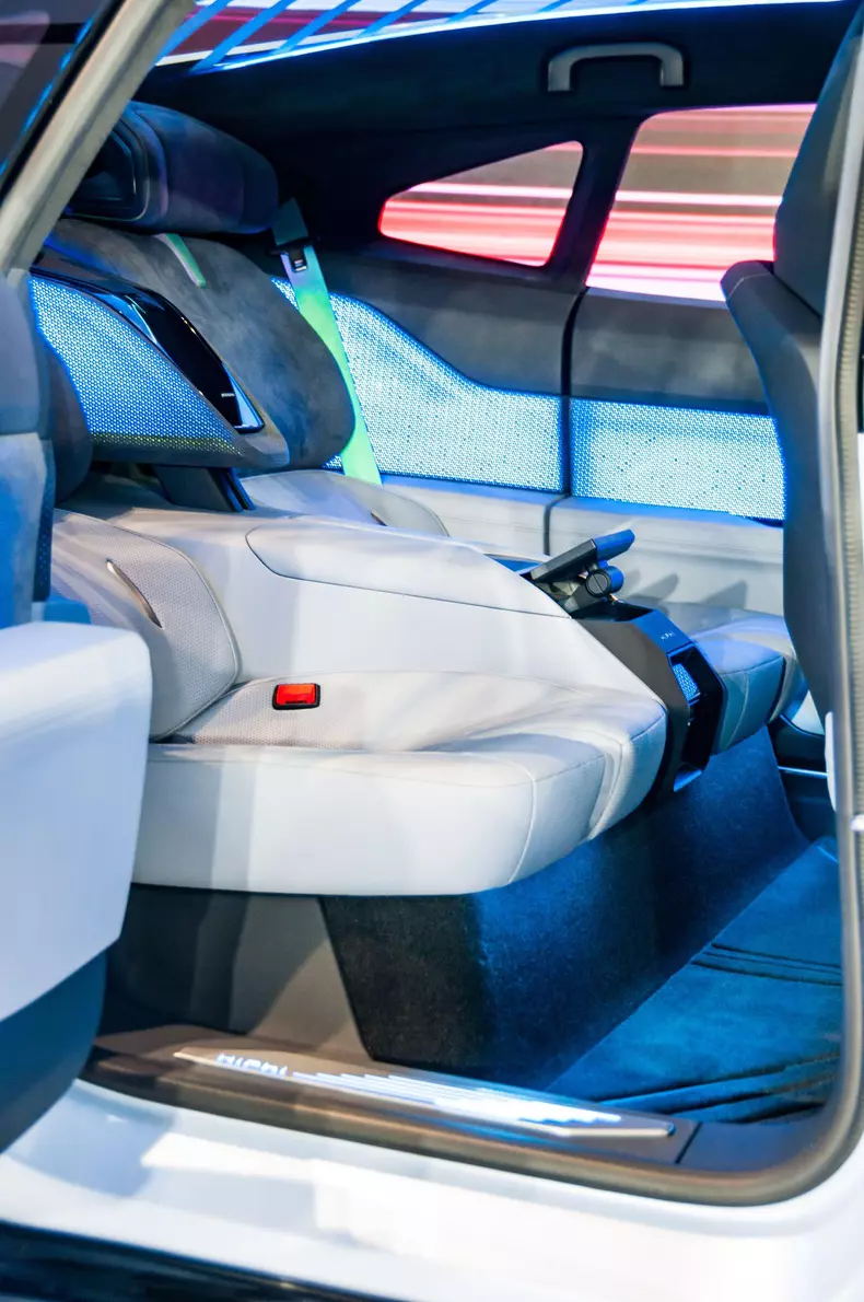 Preview unveiling of the new HiPhi Z in Shanghai, China. A luxury EV billed as a digital GT and set for production in 2022.