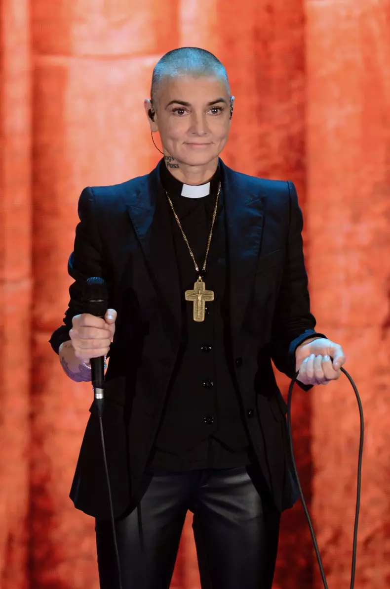 Sinead O'Connor at italian  Tv Show Che Tempo Che Fa
