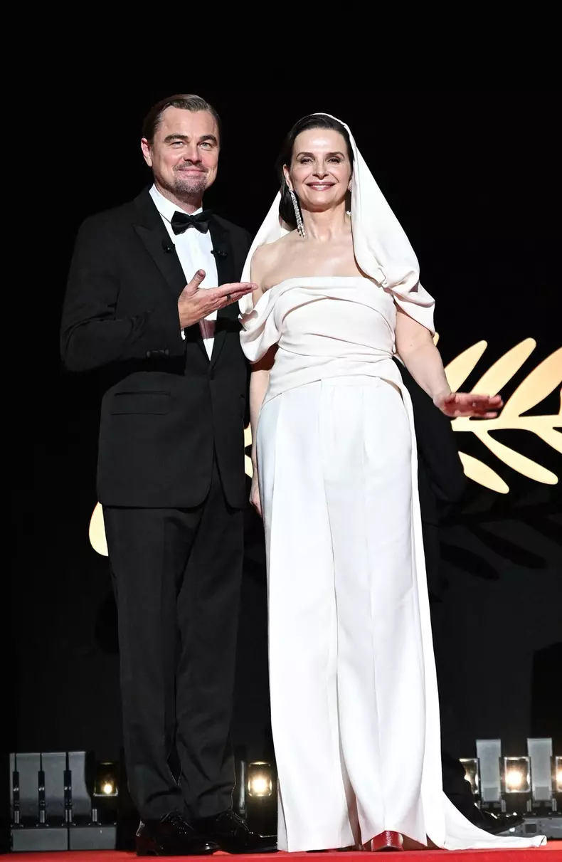 Leonardo Dicaprio și Juliette Binoche