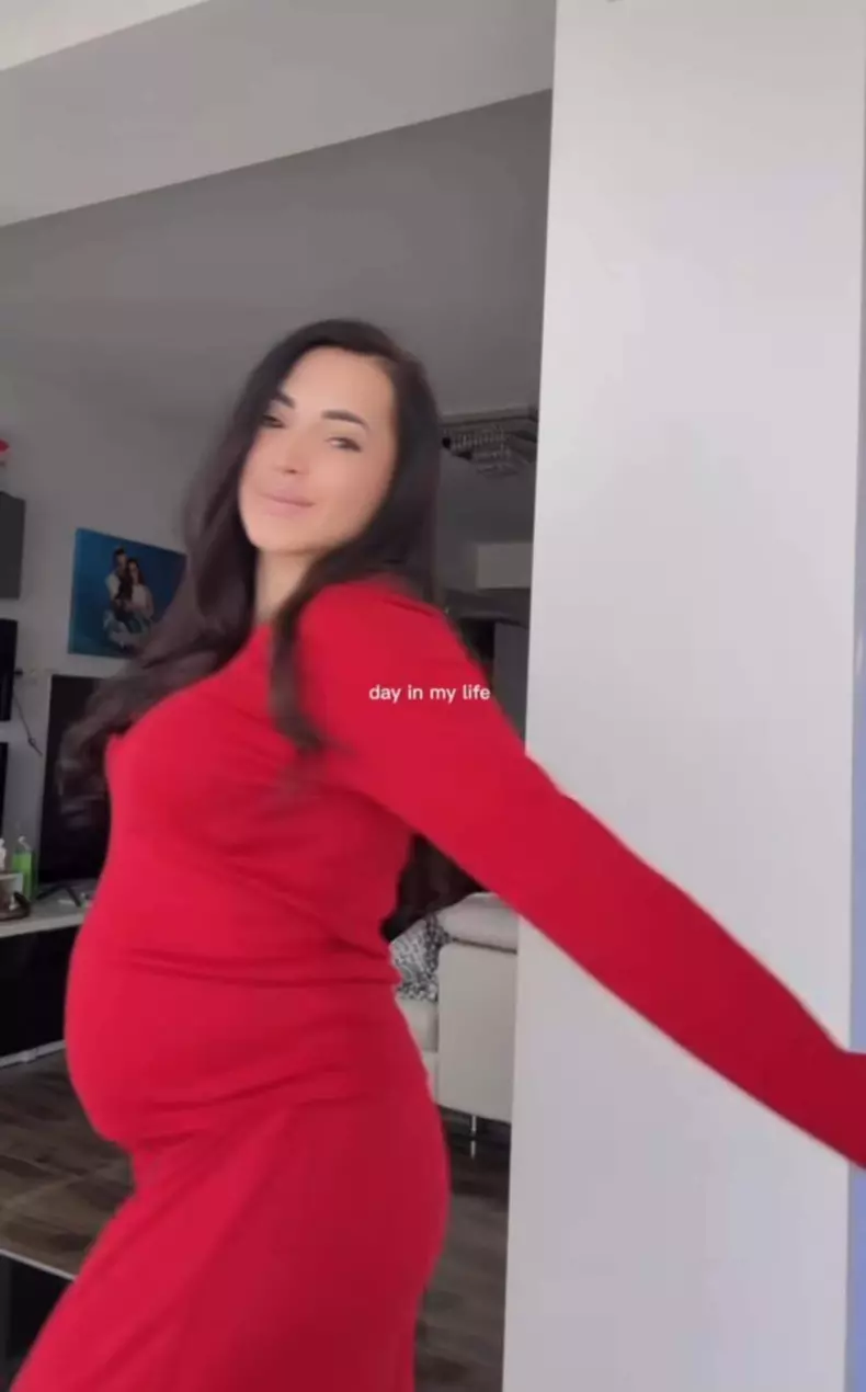 Larisa Iordache gravida in 5 luni