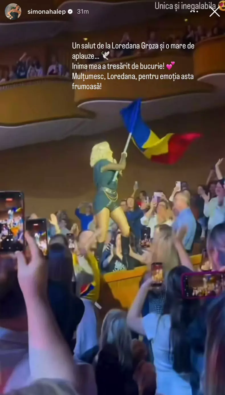 simona halep concert loredana groza  (2)