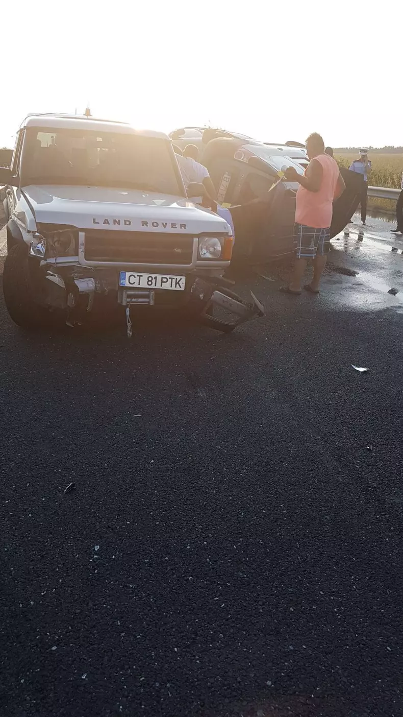 Accident pe Autostrada Soarelui