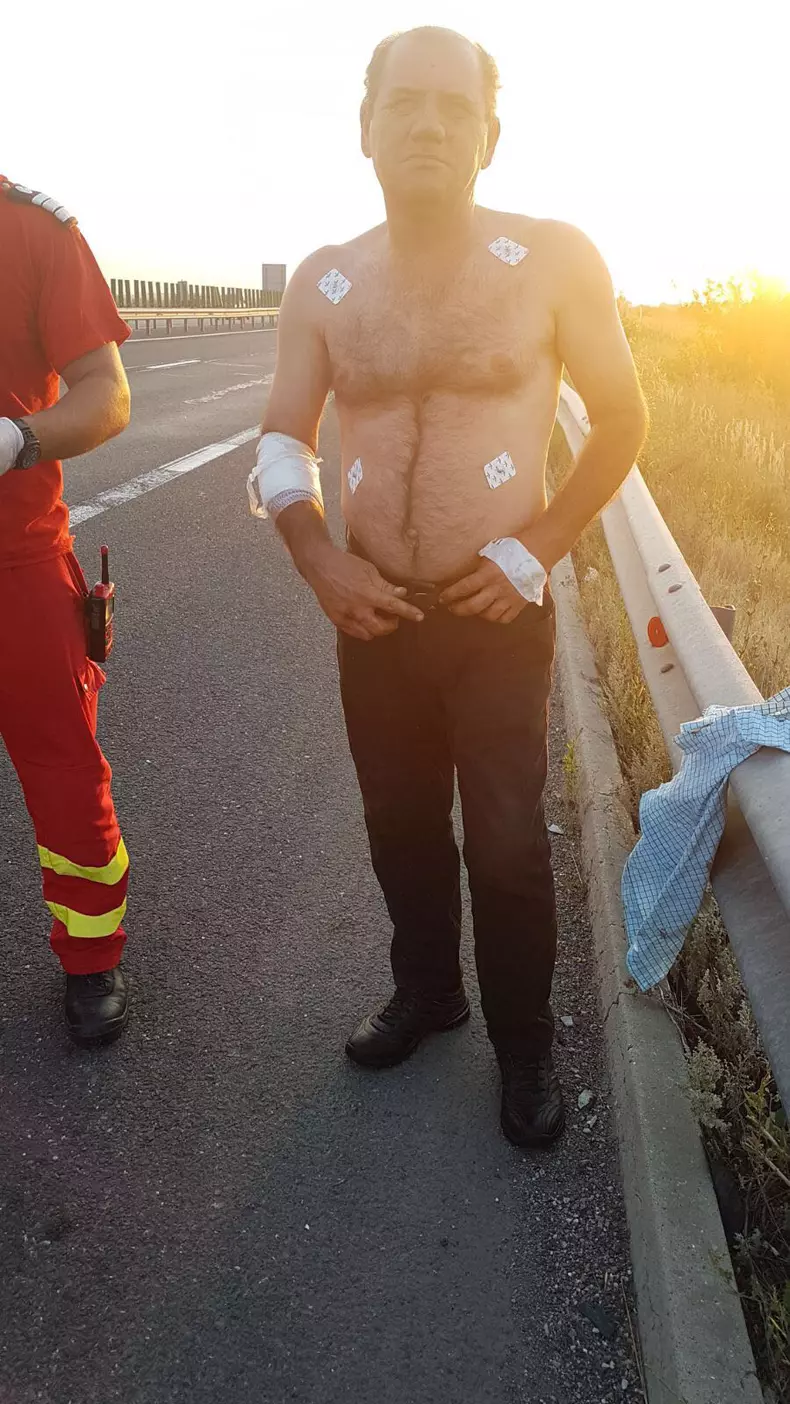 Accident pe Autostrada Soarelui