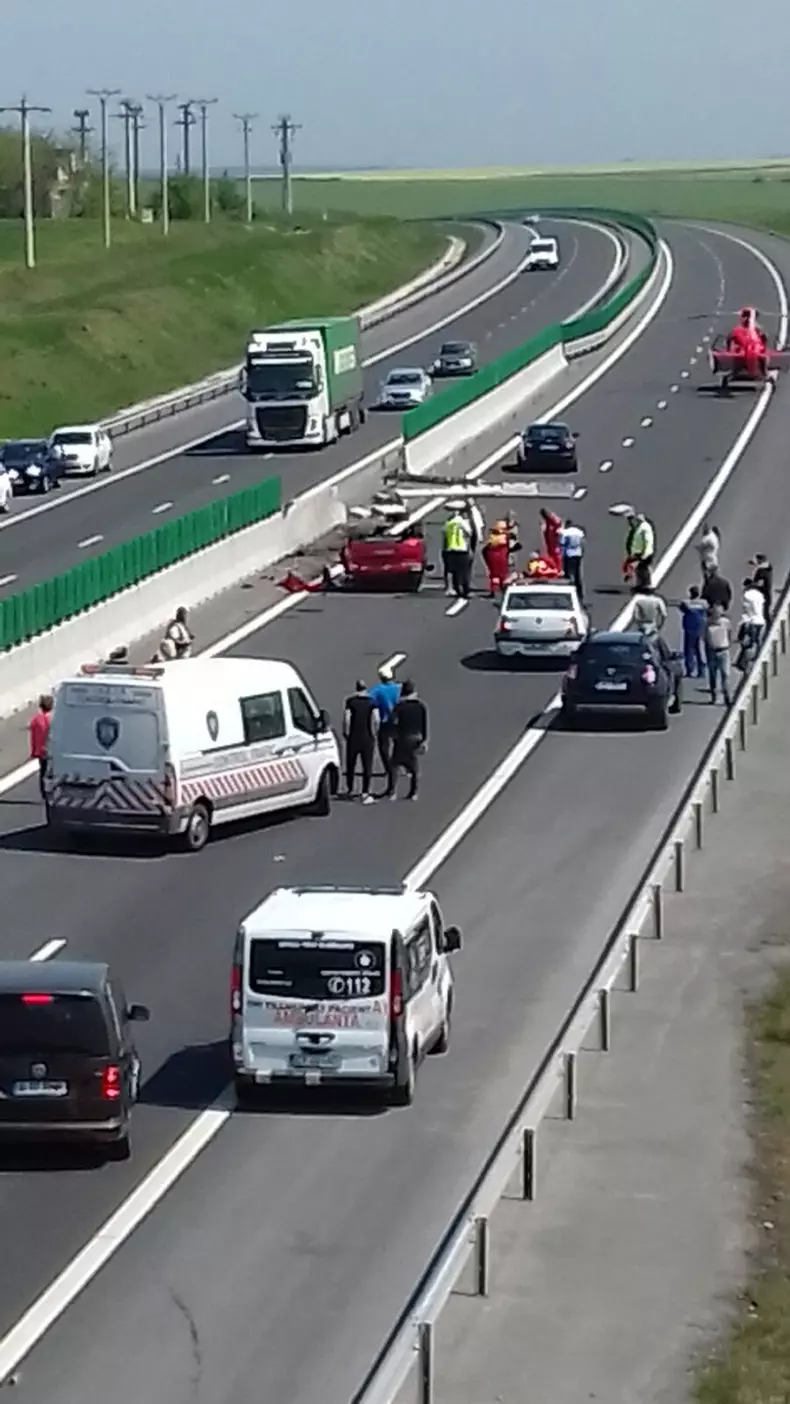 Accident autostrada soarelui
