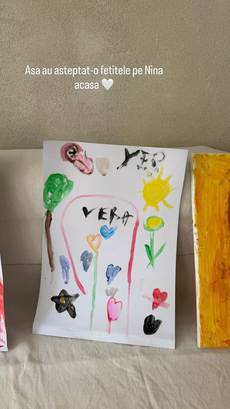 surpriza pregătită de fetițele Laurei Cosoi pentru Nina (1)
