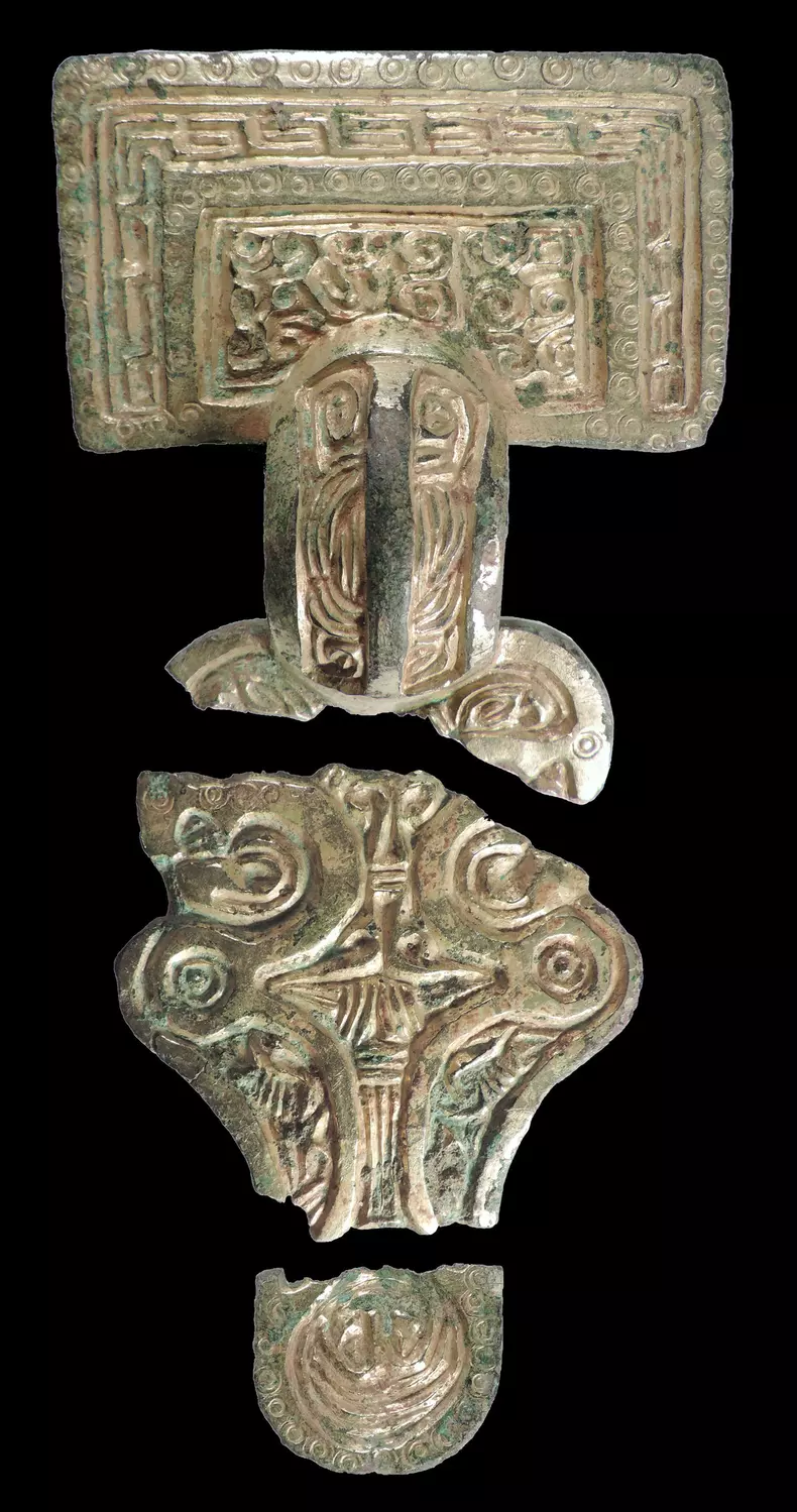 Anglo-Saxon cemetery items