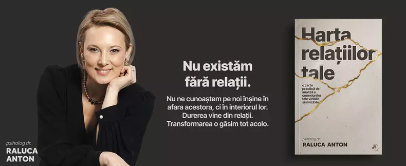 Psih. Dr. Raluca Anton - cartea Harta Relațiilor