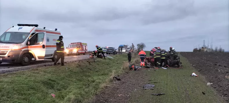 Accident în localitatea Grănicesti, județul Suceava