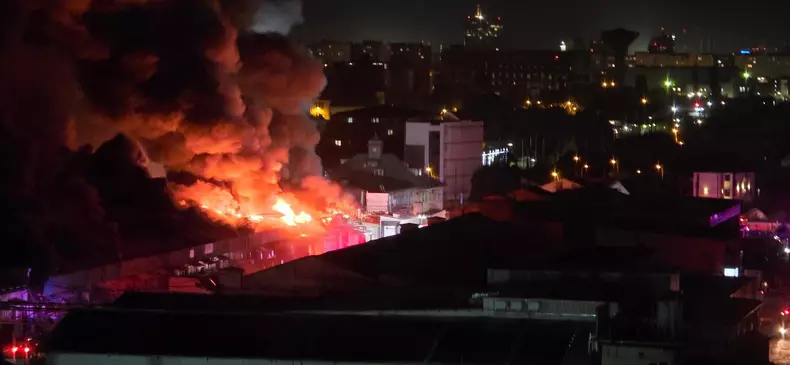 Foc puternic în seectorul 2 din București.