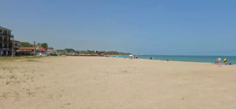 Imagine cu plaja din Vama Veche. Foto: Libertatea
