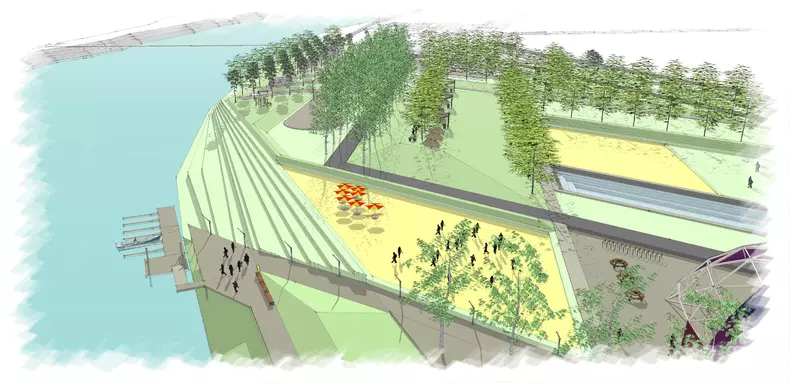 Comuna Ciugud va avea debarcader și zonă de agrement pe râul Mureș (1)