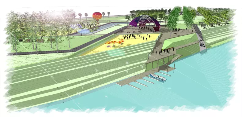 Comuna Ciugud va avea debarcader și zonă de agrement pe râul Mureș (6)