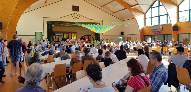 Sala din Wihr-au-Val unde a auvt loc marea majoritate a festivităților.