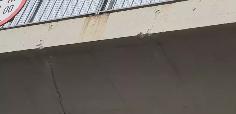 ACCIDENT A2 TANC PASARELĂ