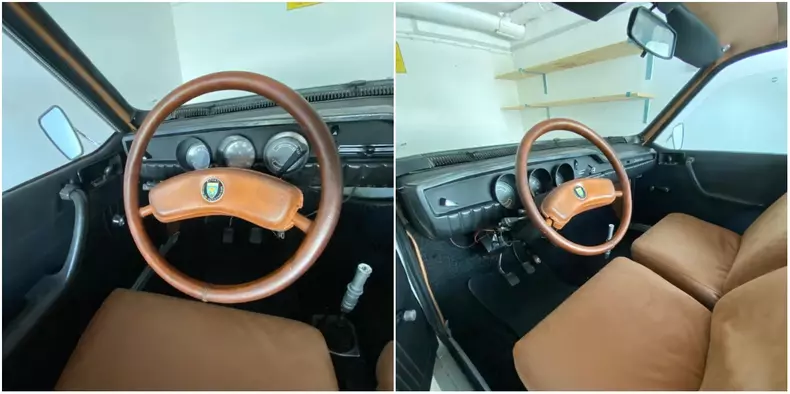 mașină Dacia 1300 de culoare gri, fabricată în iunie 1981 la uzina de la Mioveni (3)