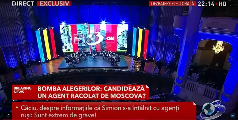 George Simion a întrerupt emisiunea de la Antena 3 moderată de Mihai Gâdea