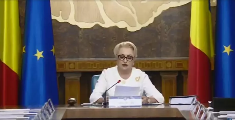 viorica dancila - sedinta de guvern