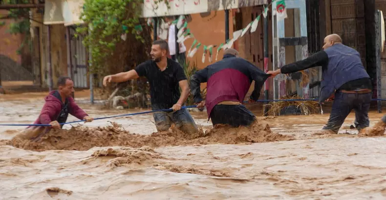 Flash Flood Hits Sahara Desert Town Of Ain Sefra After Freak Thunderstorm - 8 Sep 2024