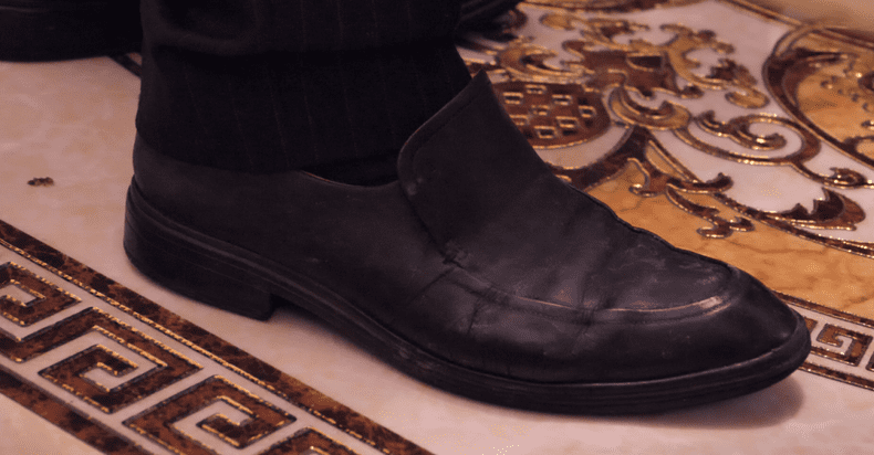 printul paul cu pantofii murdari