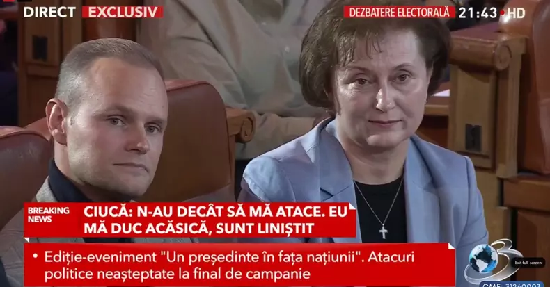 Stefanita Ciuca, prima aparitie publica, la Antena 3, cu patru zile inaintea alegerilor prezidentiale