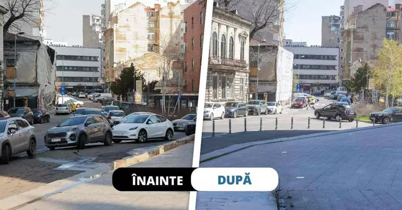 Ciprian Ciucu anunță că mai multe trotuare din centrul Bucureștiului au fost eliberate de mașini (2)