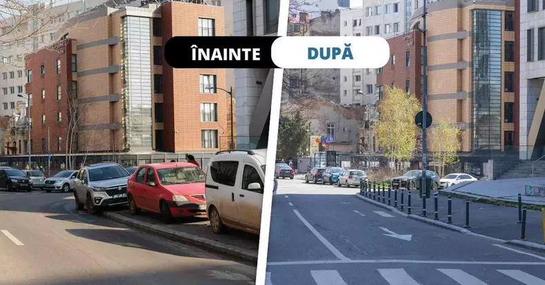 Ciprian Ciucu anunță că mai multe trotuare din centrul Bucureștiului au fost eliberate de mașini (3)